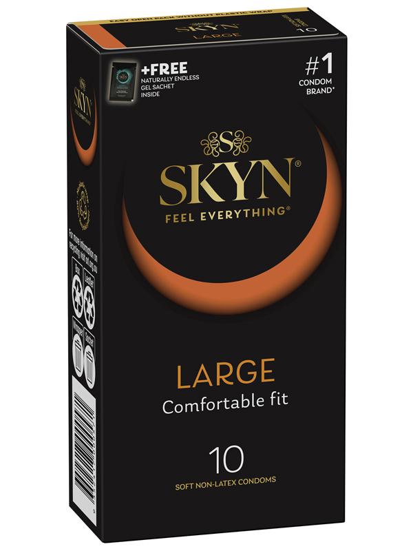 SKYN Large Soft Non-Latex Condoms (10 pk)