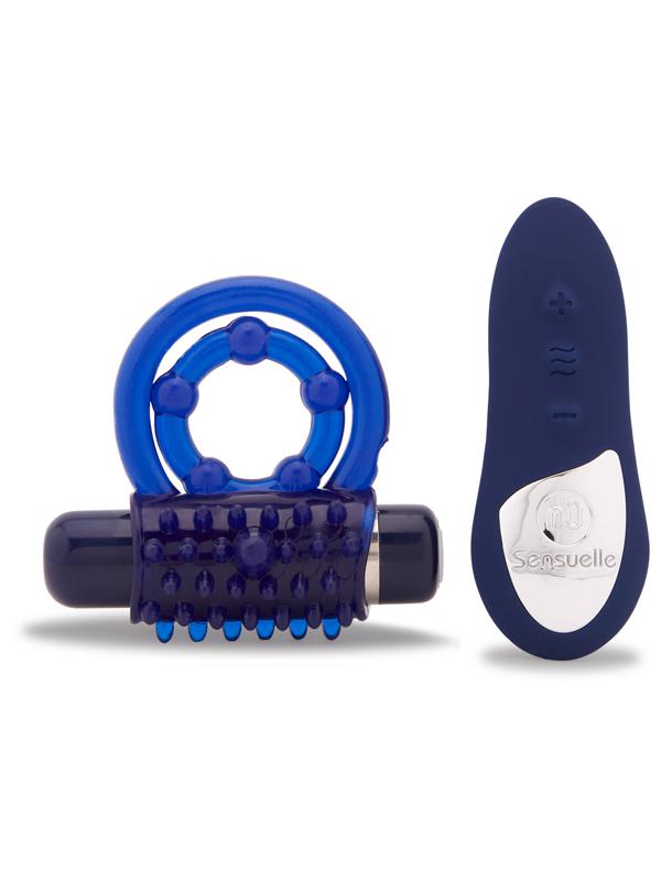 NU Sensuelle Endure Remote Control Bullet Ring Blue