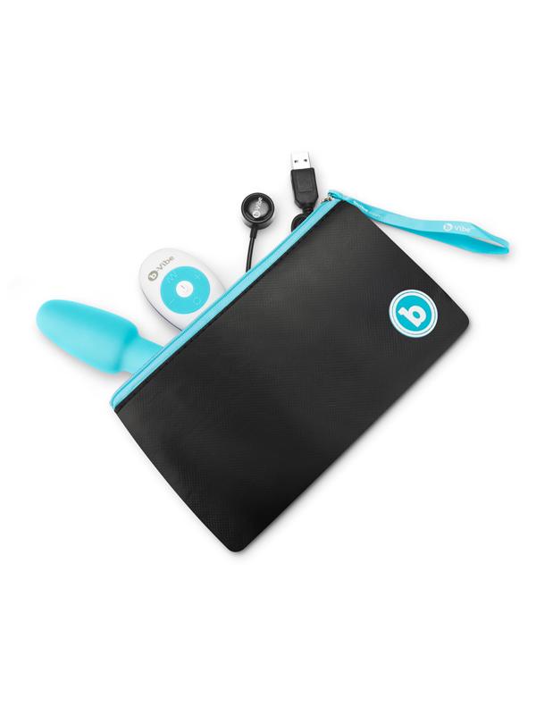 b-Vibe USB Rechargeable Petite Rimming Plug Teal