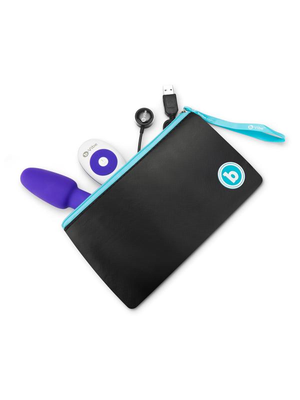 b-Vibe USB Rechargeable Petite Rimming Plug Purple