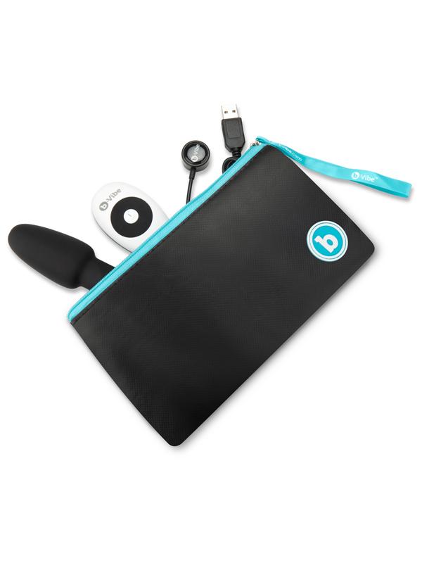 b-Vibe USB Rechargeable Petite Rimming Plug Black