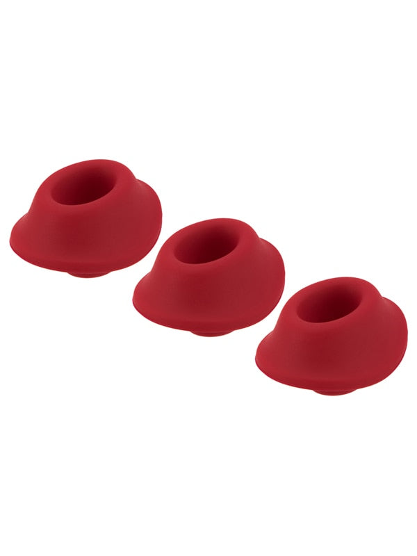 Womanizer Premium/Classic Silicone Heads 3 Pack Red Small