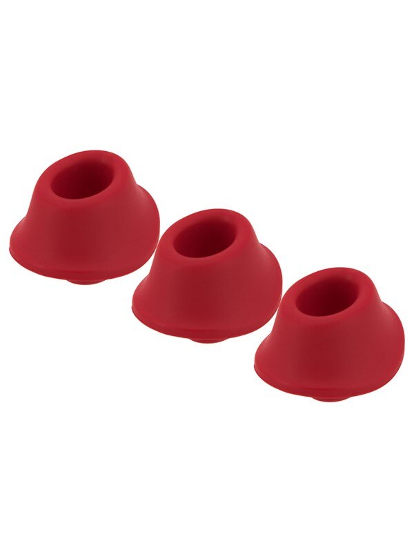 Womanizer Premium/Classic Silicone Heads 3 Pack Red Medium