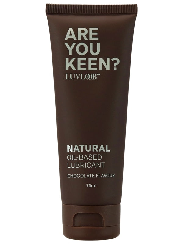 Luvloob Are You Keen Oil-Based 75ml Lubricant Chocolate