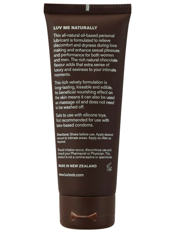 Luvloob Are You Keen Oil-Based 75ml Lubricant Chocolate