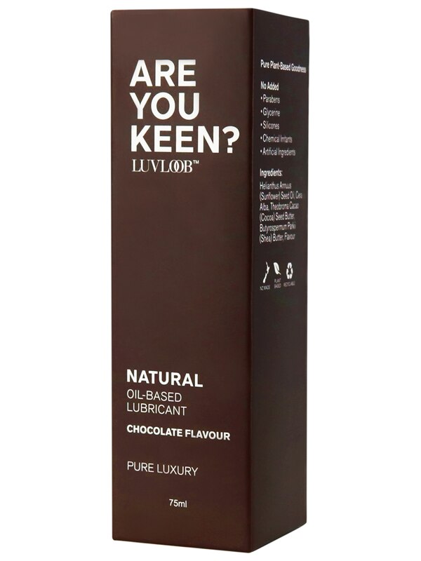 Luvloob Are You Keen Oil-Based 75ml Lubricant Chocolate