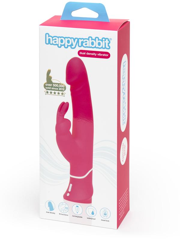 Happy Rabbit Realistic Dual Density Rabbit Vibrator Pink