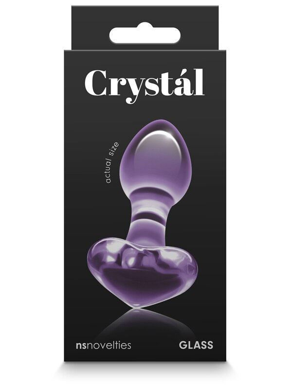 Crystal Heart Purple