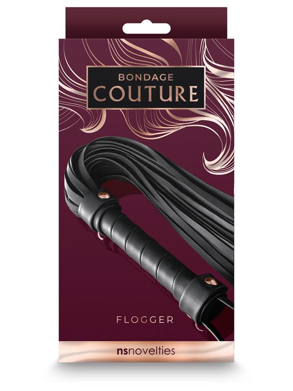 Bondage Couture Flogger Black