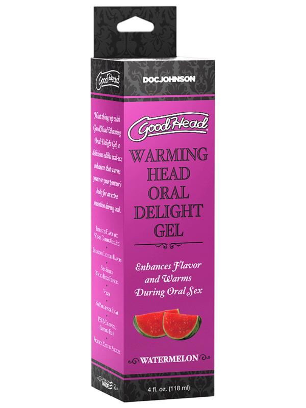 GoodHead Warming Head Oral Delight Gel Watermelon 4 fl. oz