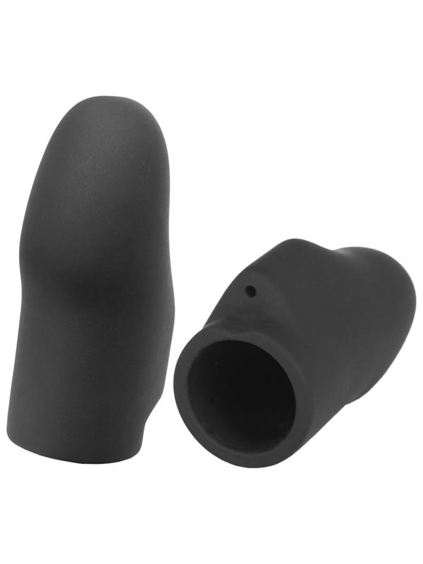 Silicone Noir Explorer Finger Sleeves