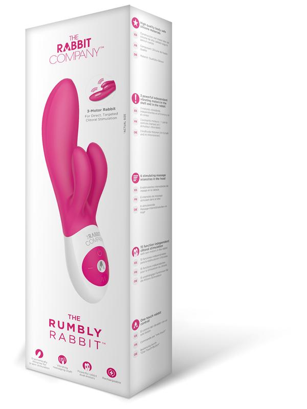 The Rumbly Rabbit Hot Pink