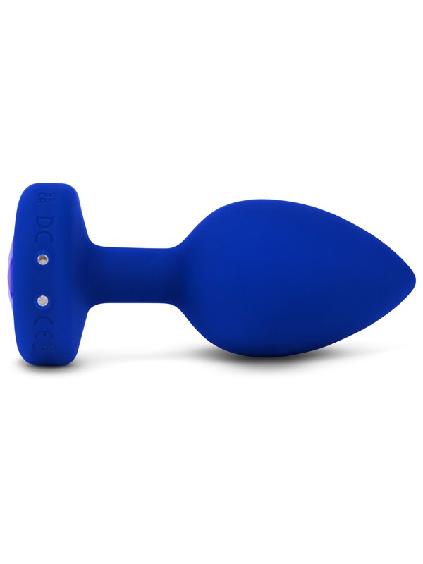 b-Vibe Vibrating Jewel Plug L/Xl Navy