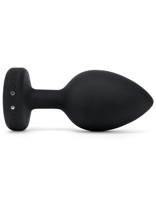 b-Vibe Vibrating Jewel Plug XXL Black