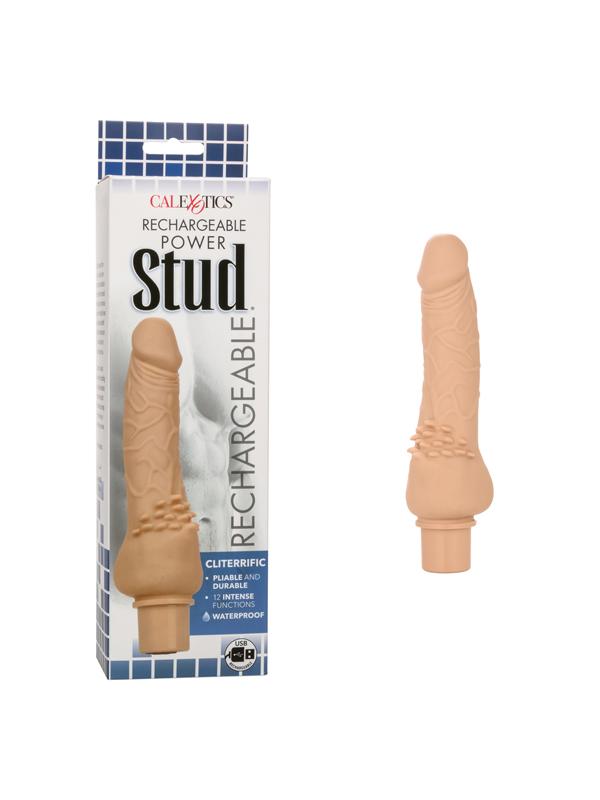 Rechargeable Power Stud Cliterrific Ivory