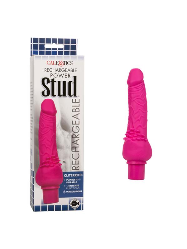 Rechargeable Power Stud Cliterrific Pink