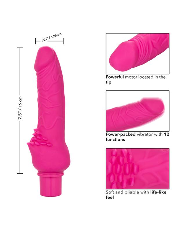 Rechargeable Power Stud Cliterrific Pink