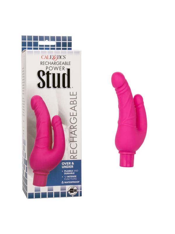 Rechargeable Power Stud Over and Under Pink