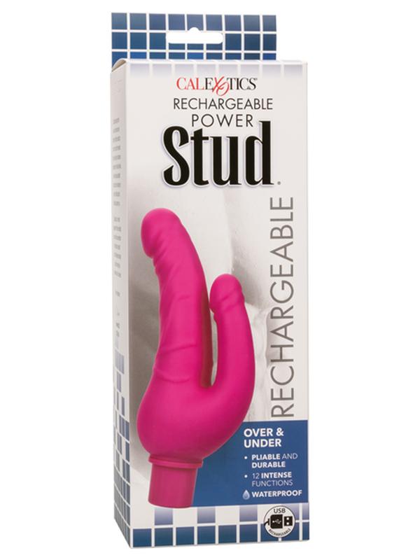 Rechargeable Power Stud Over and Under Pink