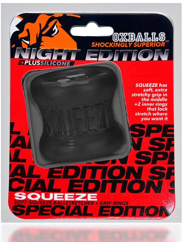 SQUEEZE ballstretcher PLUS-SILICONE special edition NIGHT