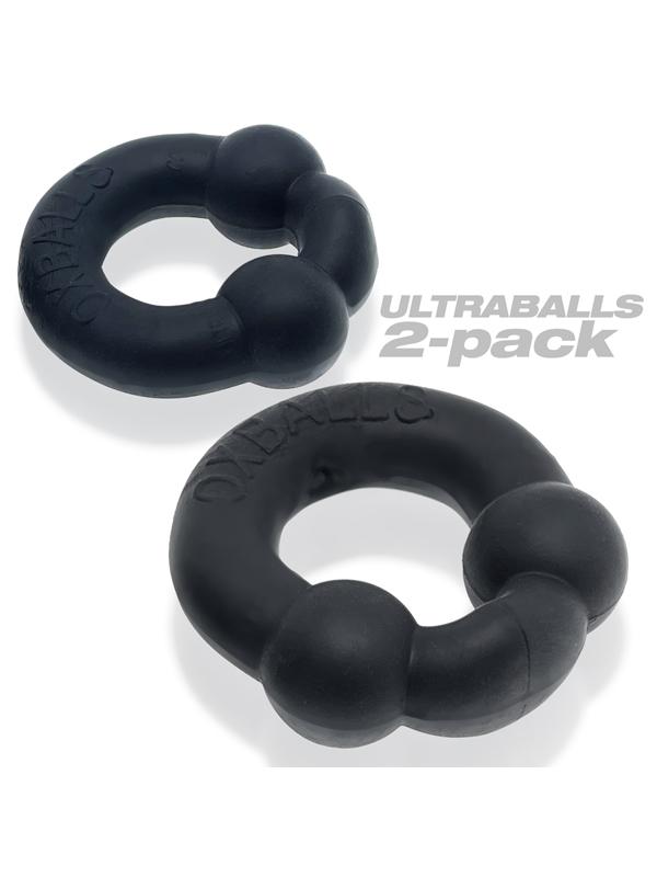 ULTRABALLS 2-pack cockring PLUS-SILICONE special edition NIGHT