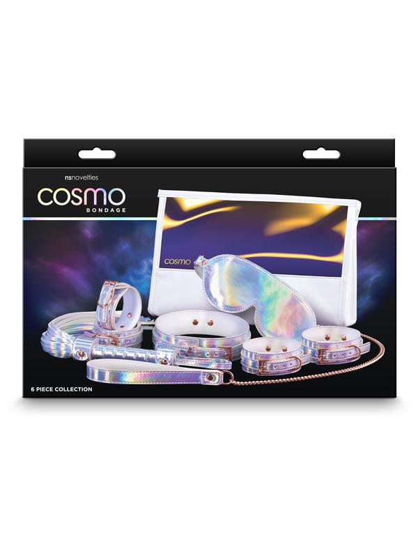 Cosmo Bondage 6 Piece Kit Rainbow