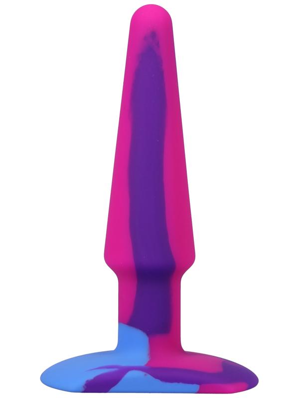 A-Play Groovy Silicone Anal Plug 5 inch Berry Boxed