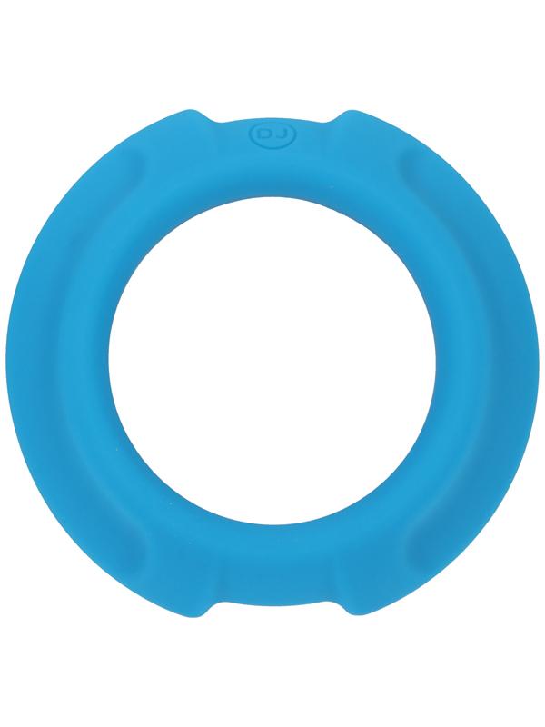 OptiMALE FlexiSteel Silicone Metal Core Cock Ring 43mm Blue