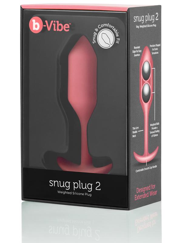 b-Vibe Snug Plug 2 Coral