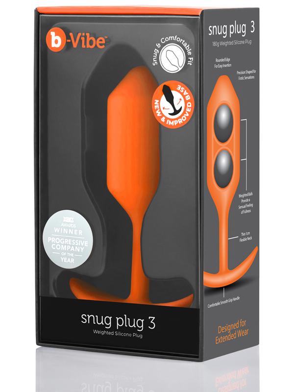 b-Vibe Snug Plug 3 Orange