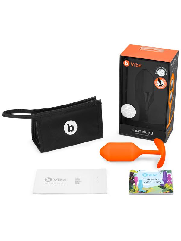 b-Vibe Snug Plug 3 Orange