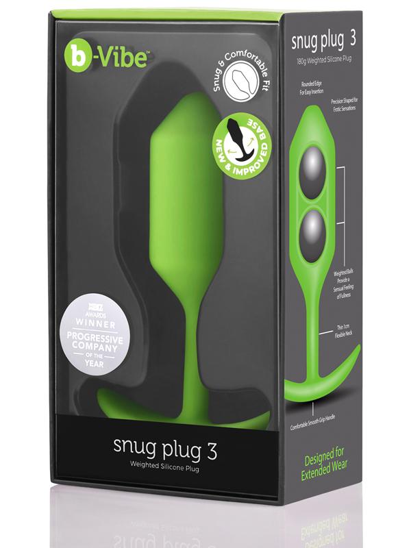 b-Vibe Snug Plug 3 Lime