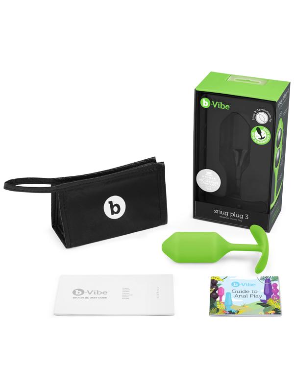 b-Vibe Snug Plug 3 Lime