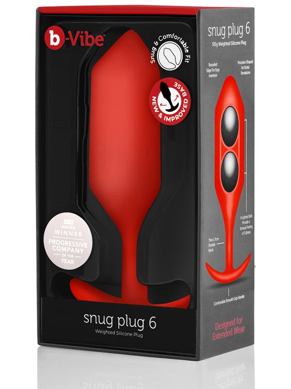 b-Vibe Snug Plug 6 Red