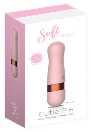 Soft by Playful Cutie Pie Rechargeable Bullet Pink