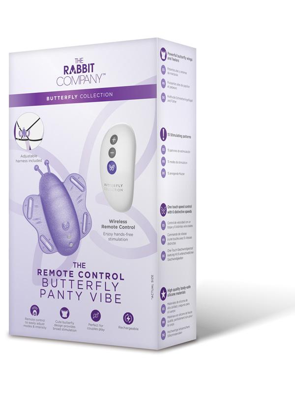 Remote Control Butterfly Panty Vibe-Purple