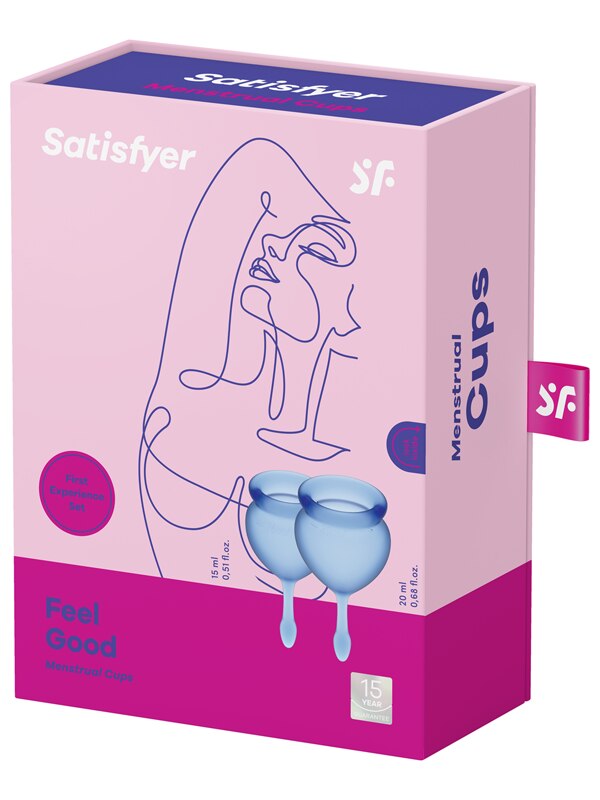 Satisfyer Feel Good Menstrual Cup Dark Blue