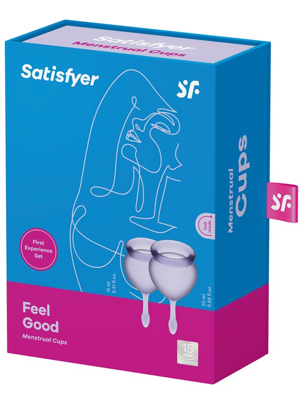 Satisfyer Feel Good Menstrual Cup Lila