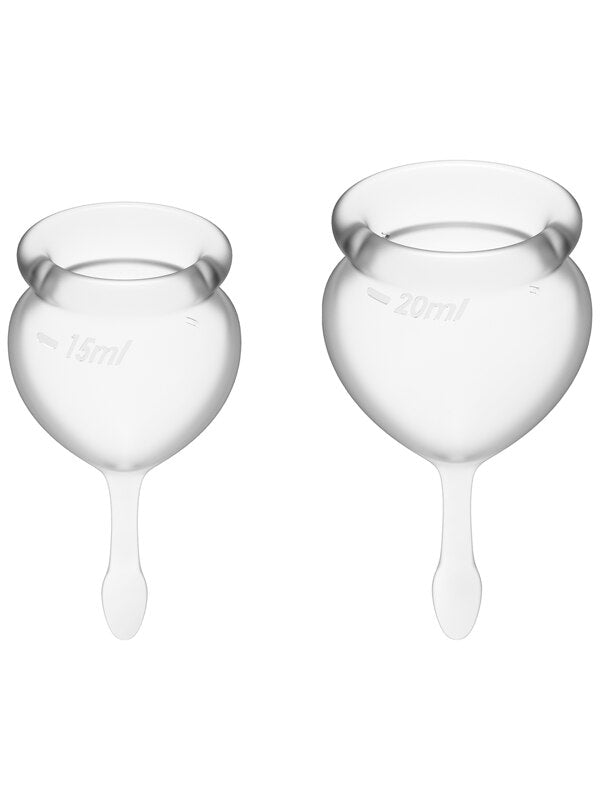 Satisfyer Feel Good Menstrual Cup Transparent