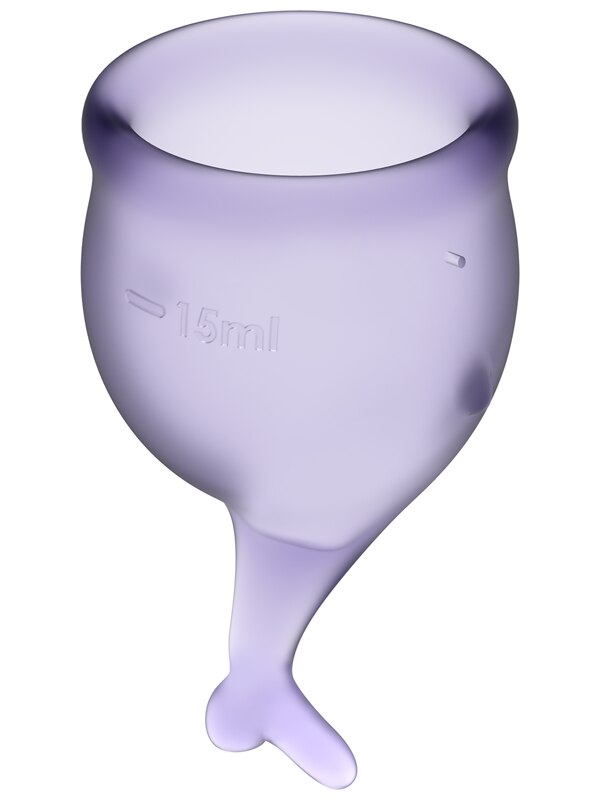 Satisfyer Feel Secure Menstrual Cup Lila