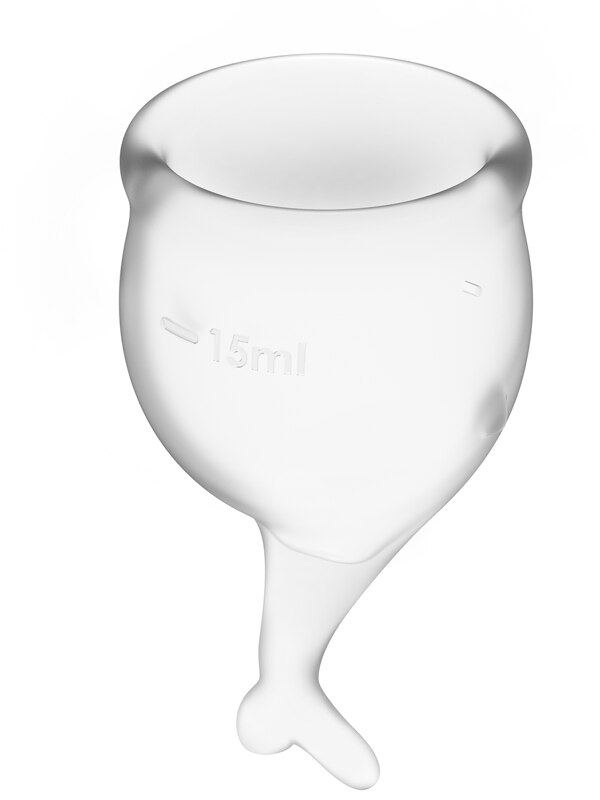 Satisfyer Feel Secure Menstrual Cup Transparent