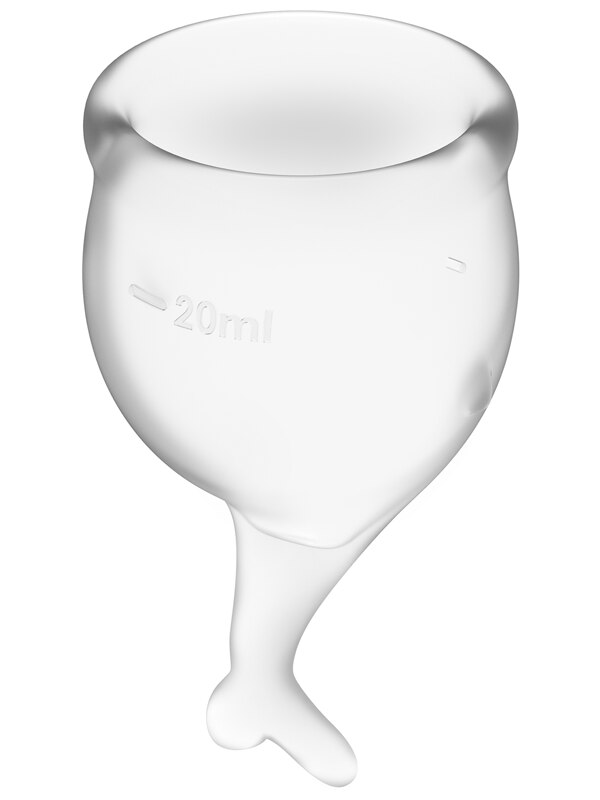 Satisfyer Feel Secure Menstrual Cup Transparent