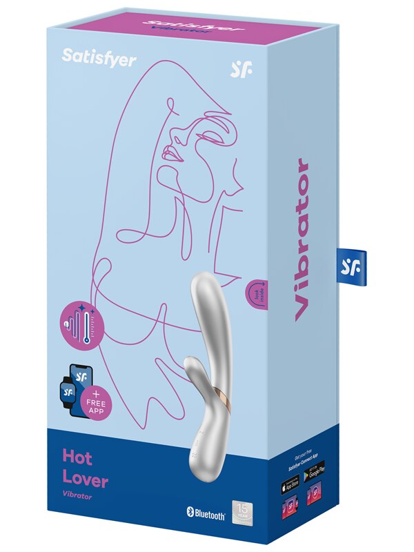 Satisfyer Hot Lover Silver/Champagne Incl. Bluetooth And App