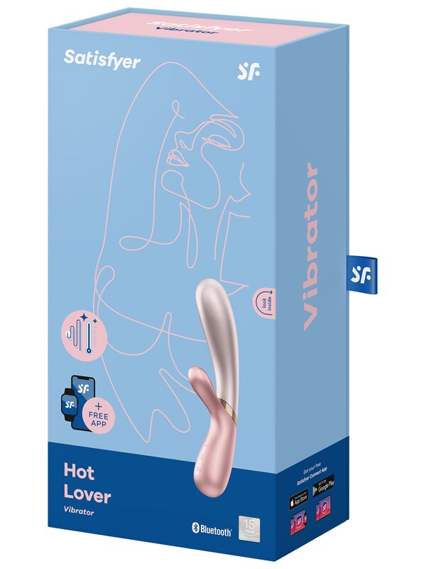 Satisfyer Hot Lover Pink/Dark Pink Incl. Bluetooth And App