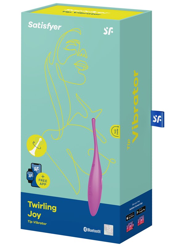 Satisfyer Twirling Joy Fuchsia Incl. Bluetooth And App