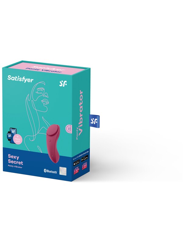 Satisfyer Sexy Secret Wine Red Incl. Bluetooth And App