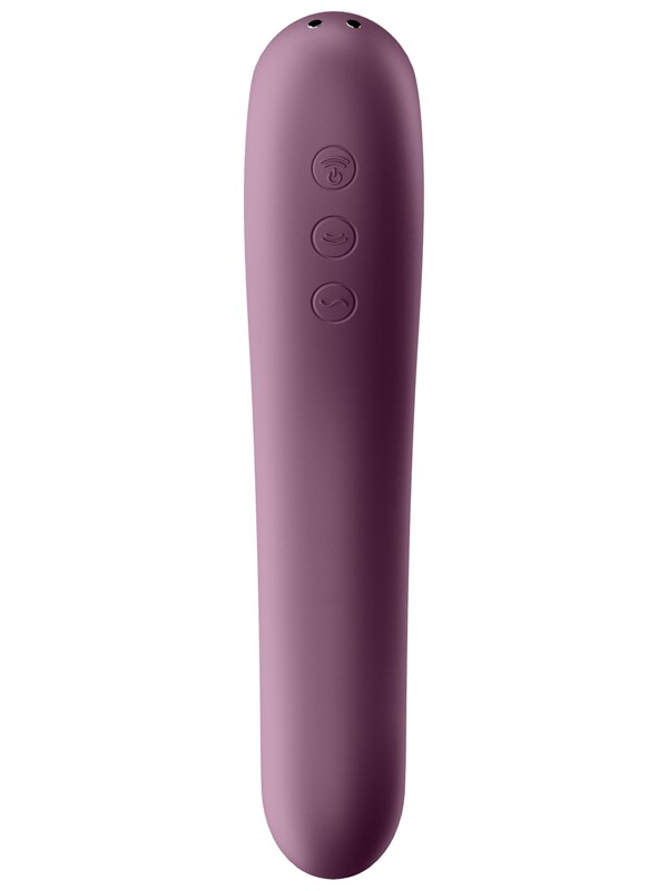 Satisfyer Dual Kiss Wine Red