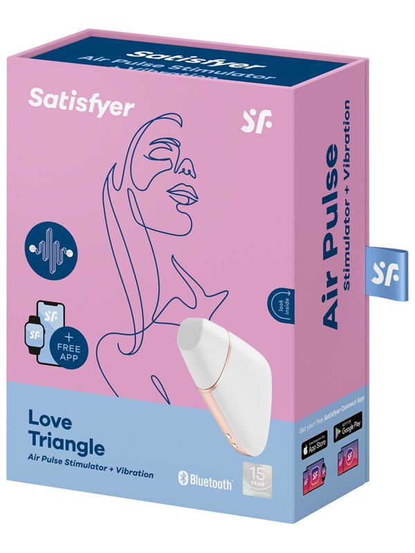 Satisfyer Love Triangle White Incl. Bluetooth And App