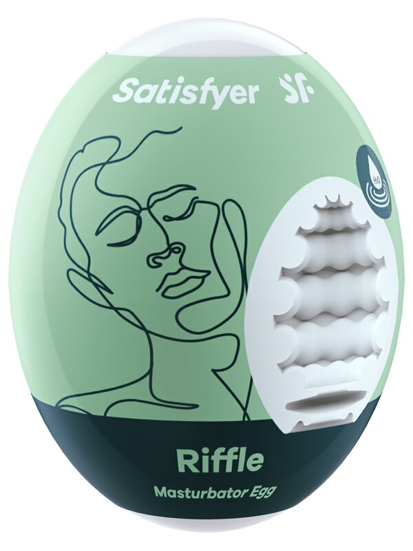 Satisfyer Masturbator Egg Single Riffle