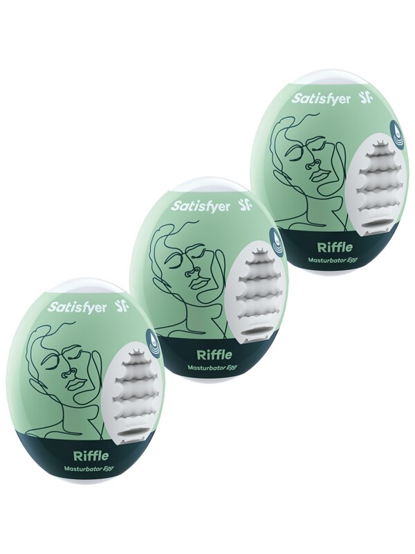 Satisfyer Masturbator Eggs Set Of 3 Riffle